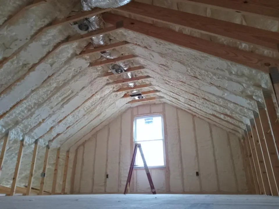 Spray foam roofing application for Crawl Space Insulation project in West Park